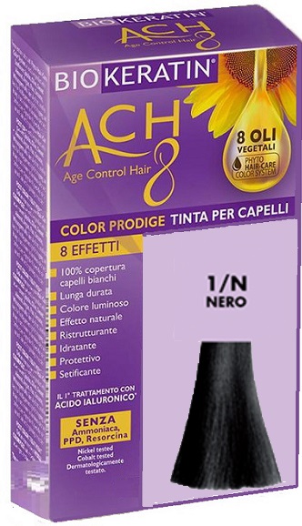 BIOKERATIN ACH8 COLOR PRODIGE 1/N NERO - Farmacia De Pasquale