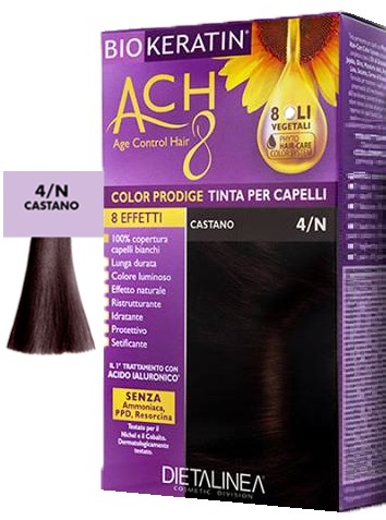 BIOKERATIN ACH8 COLOR PRODIGE 4/N CASTANO - Farmacia De Pasquale