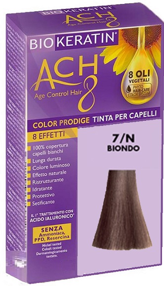 BIOKERATIN ACH8 COLOR PRODIGE 7/N BIONDO - Farmacia De Pasquale