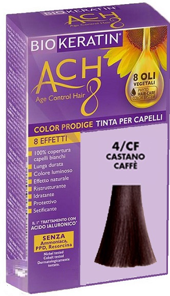 BIOKERATIN ACH8 COLOR PRODIGE 4/CF CASTANO CAFFE' - Farmacia De Pasquale