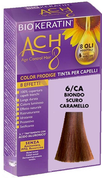 BIOKERATIN ACH8 COLOR PRODIGE 6/CA BIONDO SCURO CARAMELLO - Farmacia De Pasquale