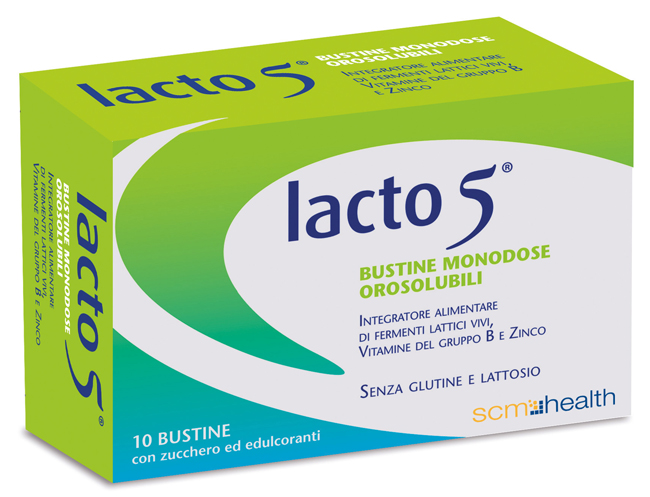 LACTO 5 10 BUSTINE OROSOLUBILI - Farmacia De Pasquale