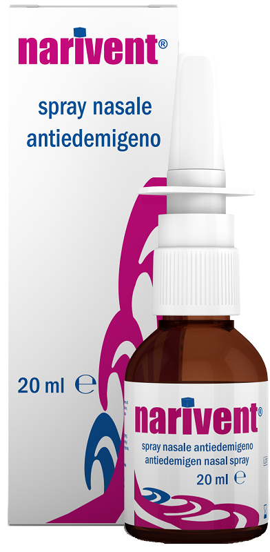 SPRAY NASALE ANTIEDEMIGENO NARIVENT FLACONE 20 ML - Farmacia De Pasquale