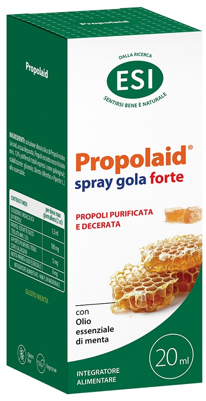 ESI PROPOLAID SPRAY GOLA FORTE 20 ML - Farmacia De Pasquale