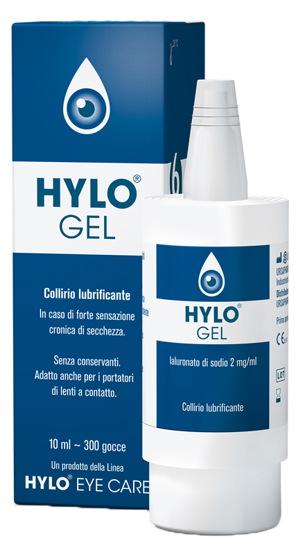HYLO-GEL COLLIRIO LUBRIFICANTE ACIDO IALURONICO 0,2% 10 ML - Farmacia De Pasquale