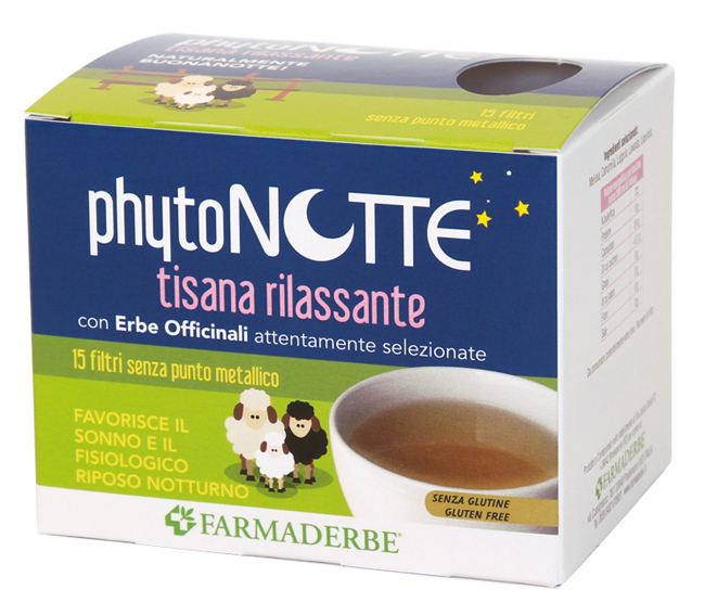 PHYTO NOTTE TISANA RILASSANTE 15 FILTRI DA 18 G - Farmacia De Pasquale