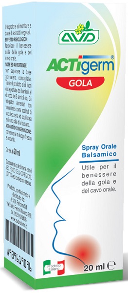 ACTIGERM GOLA SPRAY 20 ML - Farmacia De Pasquale