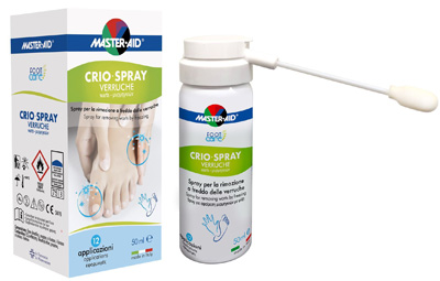 CRIO SPRAY VERRUCHE MASTER-AID FOOTCARE 50 ML E1 - Farmacia De Pasquale