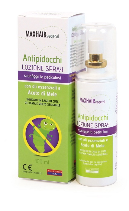 MAXHAIR VEGETAL SPRAY TRATTAMENTO PIDOCCHI 100 ML - Farmacia De Pasquale