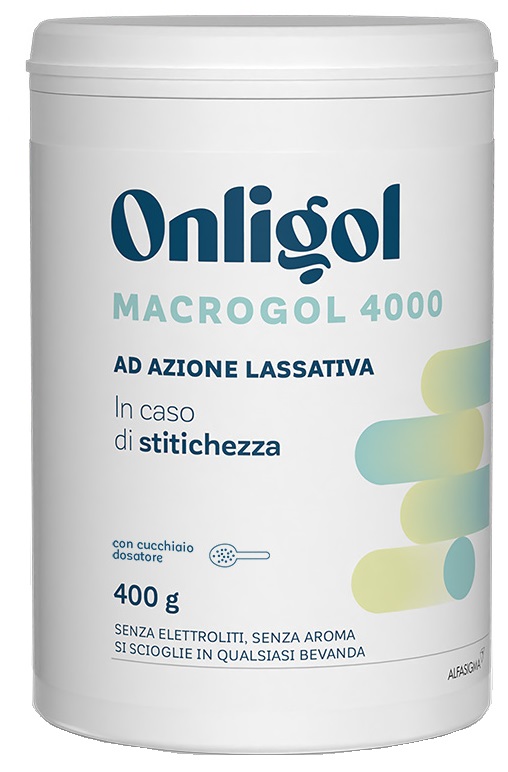 ONLIGOL MACROGOL 4000 400 G SENZA ZUCCHERO - Farmacia De Pasquale