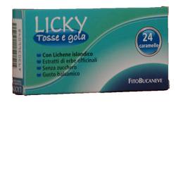 LICKY CARAMELLE ADULTI PER TOSSE E GOLA SENZA ZUCCHERO 70 G - Farmacia De Pasquale