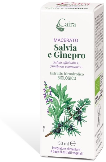 CAIRA SALVIA E GINEPRO MACERATO IDROALCOLICO BIO GOCCE 50 ML - Farmacia De Pasquale
