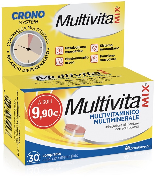 MULTIVITAMIX CRONO 30 COMPRESSE - Farmacia De Pasquale
