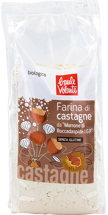 FARINA DI CASTAGNE BIO 375 G - Farmacia De Pasquale