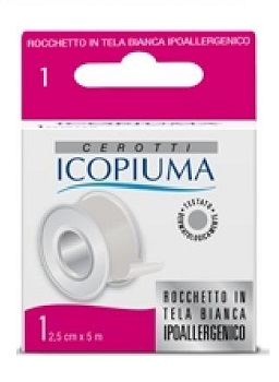 ICOPIUMA CEROTTO IN ROCCHETTO BIANCO 2,5X500 CM - Farmacia De Pasquale