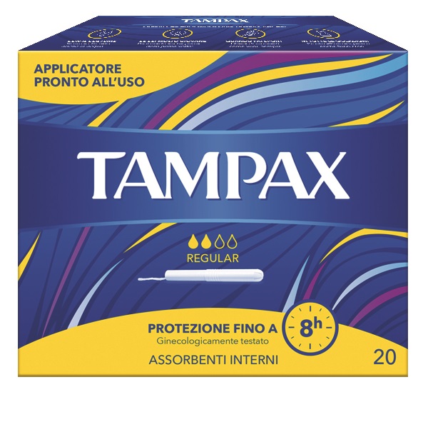 TAMPAX BLUE BOX REGULAR 20 PEZZI - Farmacia De Pasquale