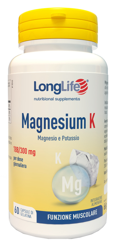 LONGLIFE MAGNESIUM K 60 CAPSULE - Farmacia De Pasquale