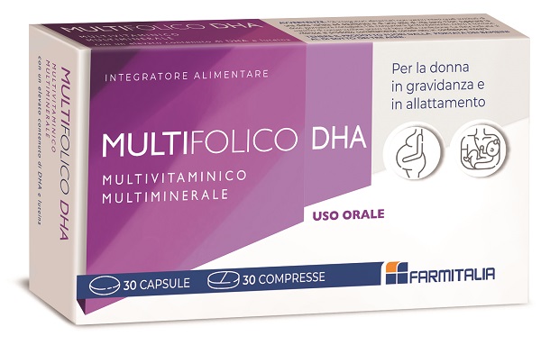 MULTIFOLICO DHA 30 CAPSULE + 30 COMPRESSE - Farmacia De Pasquale