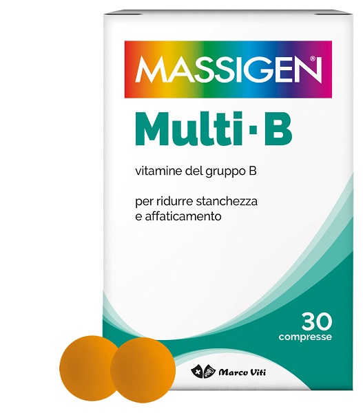 MASSIGEN MULTI B VITAMINE DEL GRUPPO B 30 COMPRESSE RIVESTITA DA 364 MG - Farmacia De Pasquale