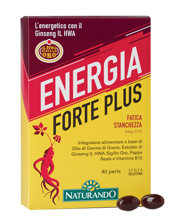 ENERGIA FORTE PLUS 40 SOFTGEL - Farmacia De Pasquale