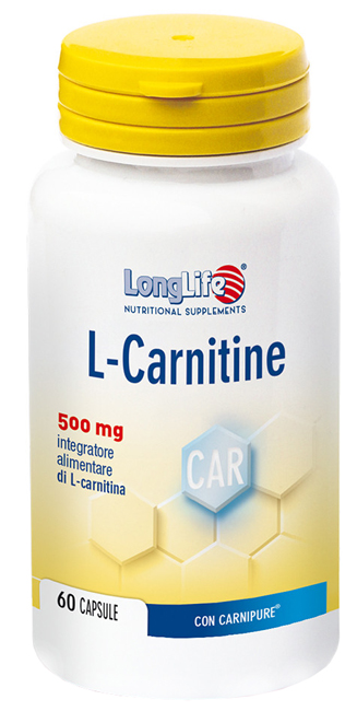 LONGLIFE L-CARNITINE 60 CAPSULE DI GELATINA DA 960 MG - Farmacia De Pasquale