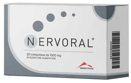 NERVORAL 20 COMPRESSE 1300MG SENZA GLUTINE NATURALMENTE PRIVO DI LATTOSIO - Farmacia De Pasquale