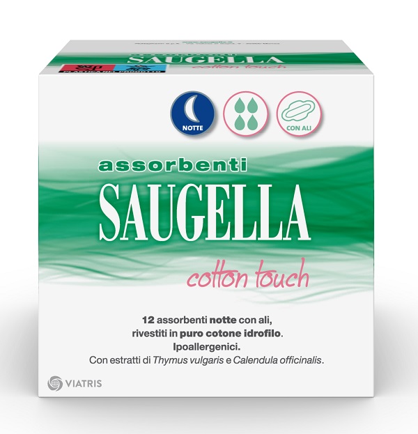 SAUGELLA COTTON TOUCH ASSORBENTI NOTTE 12 PEZZI TAGLIO PREZZO - Farmacia De Pasquale