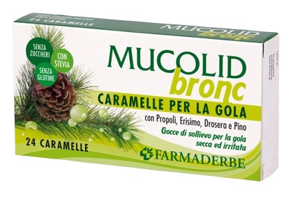 MUCOLID BRONC PROPOLI&PINO 24 CARAMELLE - Farmacia De Pasquale