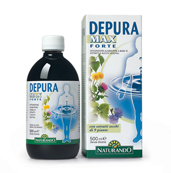 DEPURA MAX FORTE 500 ML - Farmacia De Pasquale