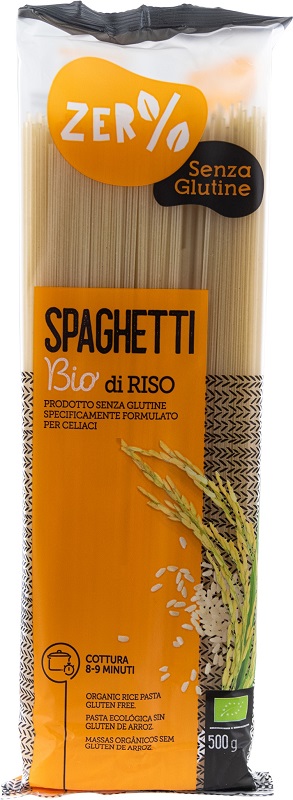 ZERO% GLUTINE PASTA RISO SPAGHETTI SENZA GLUTINE BIO 500 G - Farmacia De Pasquale