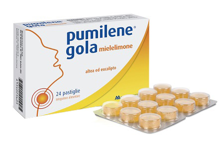 PUMILENE GOLA MIELE LIMONE 24 PASTIGLIE - Farmacia De Pasquale