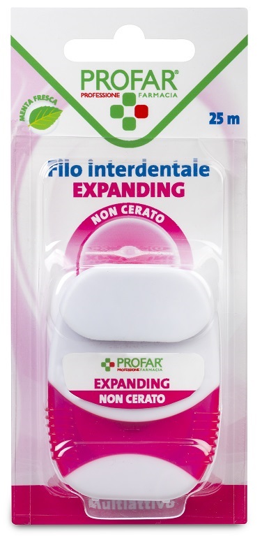 FILO INTERDENTALE EXPANDING 25 M PROFAR - Farmacia De Pasquale