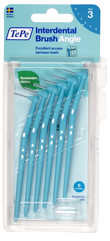 TEPE ANGLE SCOVOLINO BLU 0,6MM 6 PEZZI - Farmacia De Pasquale