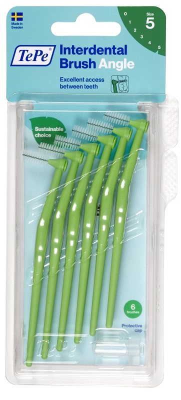 TEPE ANGLE SCOVOLINO VERDE 0,8MM 6 PEZZI - Farmacia De Pasquale
