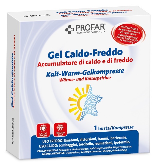 GEL CALDO-FREDDO 1 BUSTA 11X26,5 CM PROFAR - Farmacia De Pasquale