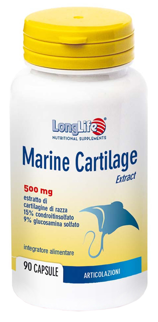LONGLIFE MARINE CARTILAGE 90 CAPSULE DI GELATINA - Farmacia De Pasquale