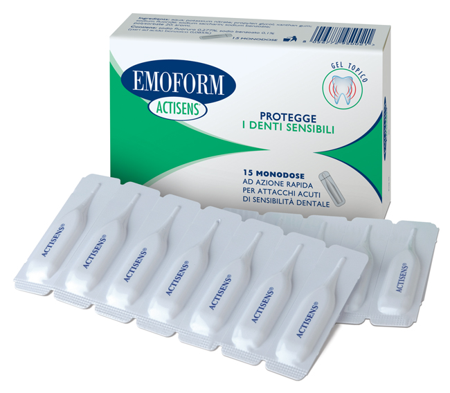 EMOFORM ACTISENS GEL 15 FIALE DA 2 ML - Farmacia De Pasquale