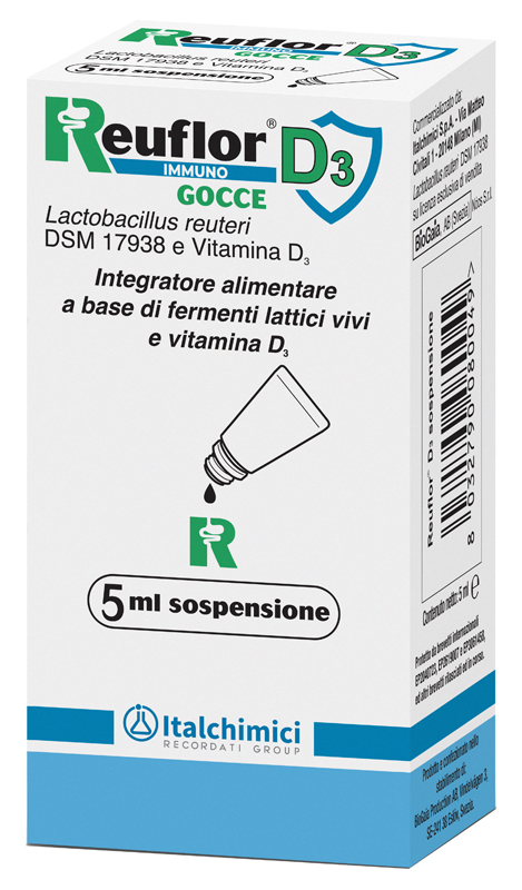 REUFLOR D3 GOCCE 5 ML - Farmacia De Pasquale
