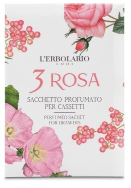 3 ROSA SACCHETTO PROFUMATO PER CASSETTI - Farmacia De Pasquale
