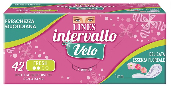 LINES INTERVALLO VELO FIORI E AGRUMI 42 PEZZI COUPON - Farmacia De Pasquale