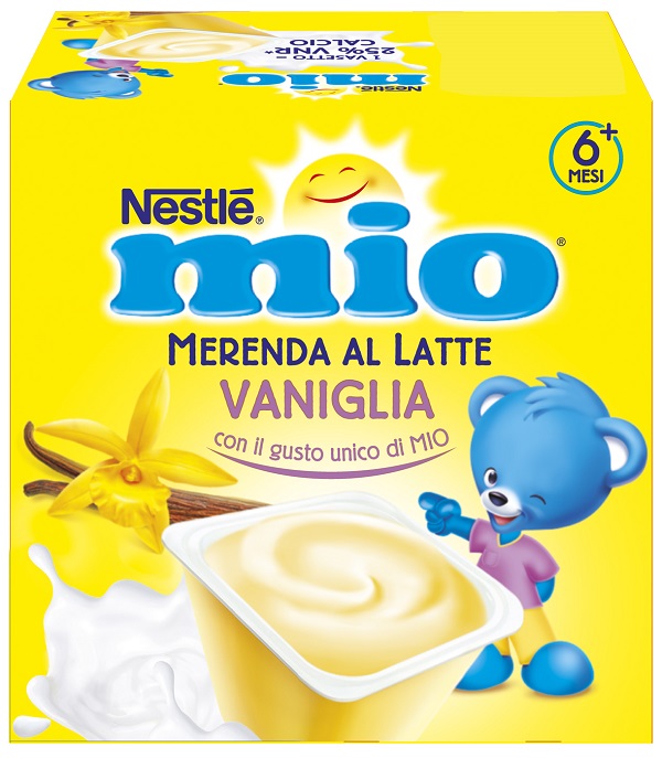 MIO MERENDA VANIGLIA 4 X 100 G - Farmacia De Pasquale