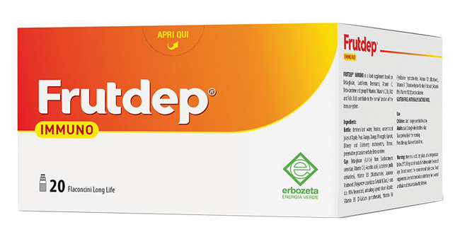 FRUTDEP IMMUNO 20 FLACONCINI 10 ML - Farmacia De Pasquale