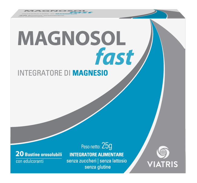 MAGNOSOL FAST 20 BUSTINE OROSOLUBILI - Farmacia De Pasquale