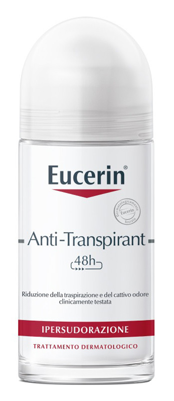EUCERIN DEODORANTE ANTITRASPIRANT ROLL-ON 50 ML - Farmacia De Pasquale