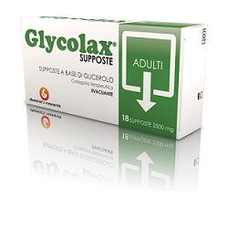 GLYCOLAX 18 SUPPOSTE GLICEROLO 2500MG - Farmacia De Pasquale