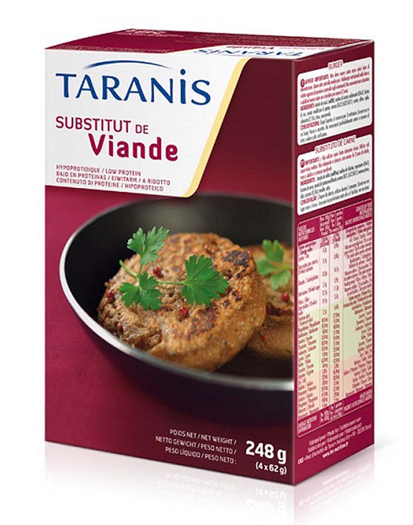 TARANIS BURGER SOSTITUTO CARNE 4 X 62 G - Farmacia De Pasquale