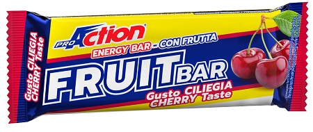 PROACTION FRUIT BAR BARRETTA ENERGETICA ALLA CILIEGIA 40 G - Farmacia De Pasquale