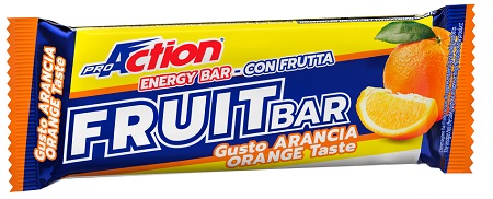 PROACTION FRUIT BAR BARRETTA ENERGETICA ALL'ARANCIA 40 G - Farmacia De Pasquale