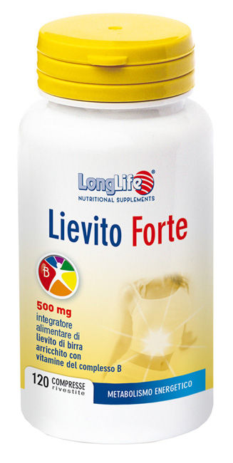 LONGLIFE LIEVITO FORTE 120 COMPRESSE - Farmacia De Pasquale