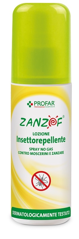 ZANZOF LOZIONE INSETTOREPELLENTE SPRAY DEET 9% 100 ML PROFAR - Farmacia De Pasquale